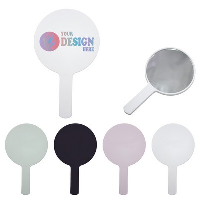 Plastic Handheld Makeup Mirror