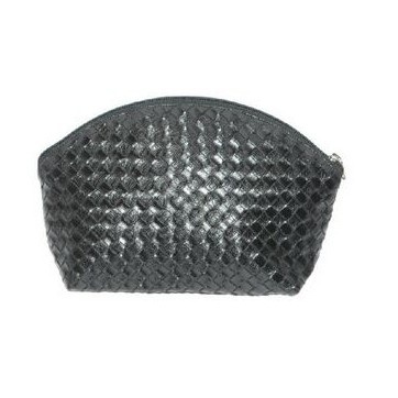 Texture Vinyl Cosmetic Bag