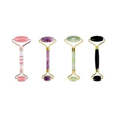 Double Heads Beauty Facial Roller