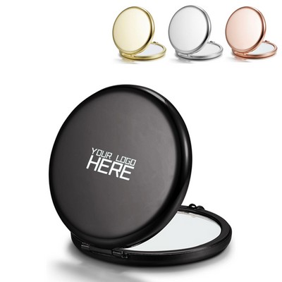 Magnifying Metal Pocket Mirror