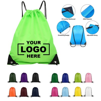 Logo Drawstring Backpack Eco Bag