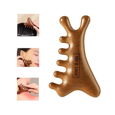 Wooden Scalp Massager