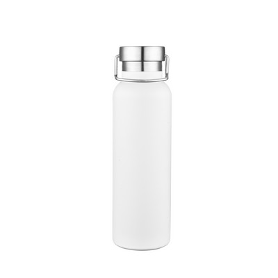 Endura 20 oz White Stainless Steel Bottle
