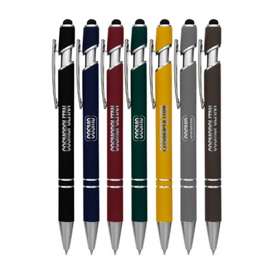 Union Printed - Jenny Stylus Satin Soft Touch Click Metal Pen