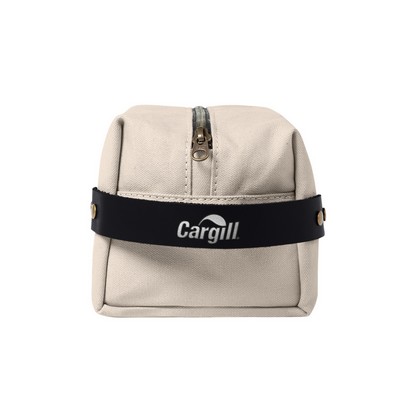 Canvas Leather Dopp Kit | Full Grain Leather | Made in USA