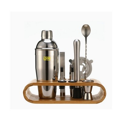 Bartender's Mixology Cocktail Shaker Bar Set