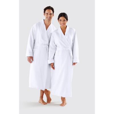 Satin Stripe Shawl Collar Bathrobe