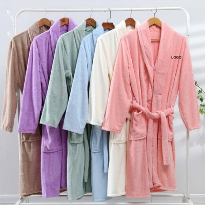 Winter Men and Women Thickened Robe