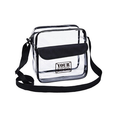 Clear PVC Crossbody Bag