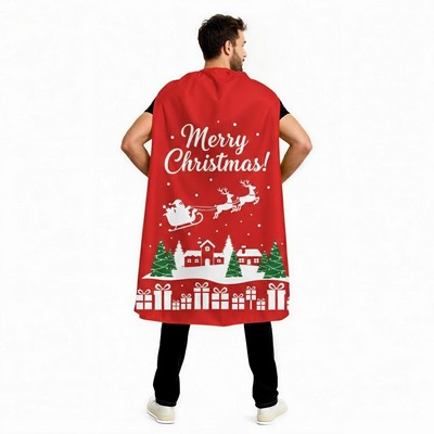 Premium Adult High-Shine Superhero Cape