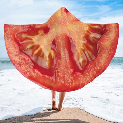 78.8 x 59" Custom Adult Hooded Oversized Beach Towel#12