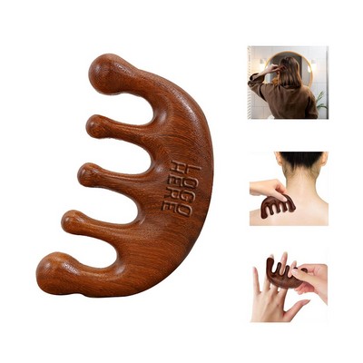 Wooden Scalp Comb
