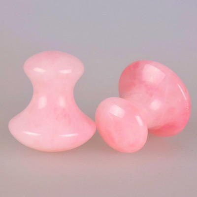 Mushroom Shape Guasha Facial Massage Stone for Eye Face Neck Skin Body Beauty Spa Relaxing Set