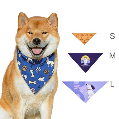 Triangle Pet Bandanna (Machine Washable)