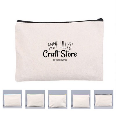 Zipperd Canvas Pouch
