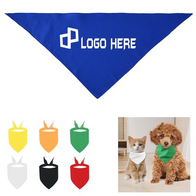 Pet Cotton Triangular Bibs Bandannas