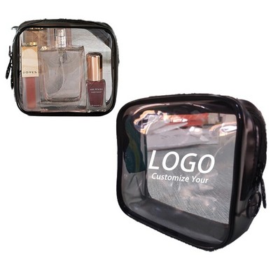 Transparent Pvc Waterproof Travel Cosmetic Bag