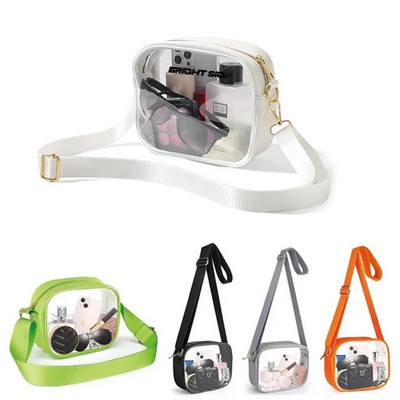 Stadium-Approved Clear Crossbody Bag