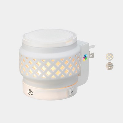 SERENE HOUSE® Ceramic No-Spill Wax Melt Wall-Plug Diffuser