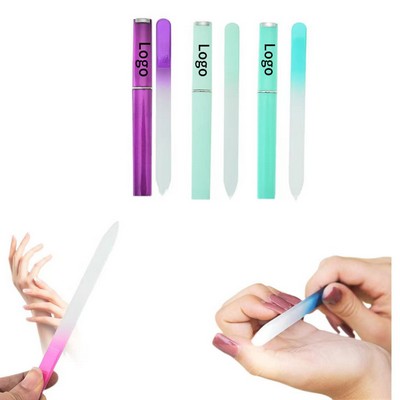 Glass Nail File with Case
