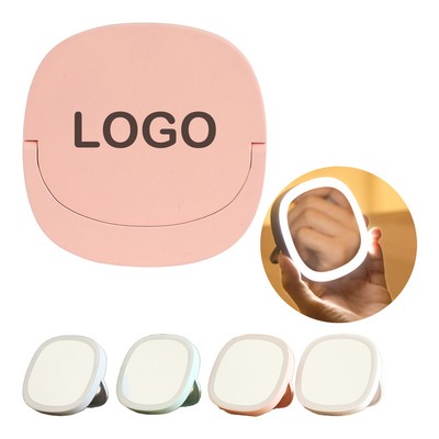 Folding LED Vanity Mirror
