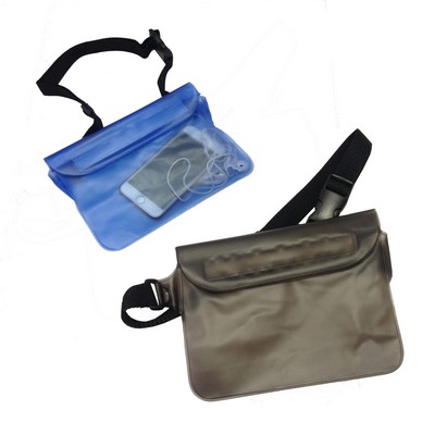 PVC Waterproof Pouch w/Adjustable Belt/PVC Waist Pack