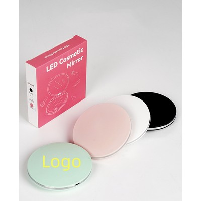 10X Magnifying Rechargeable LED Compact Mirror