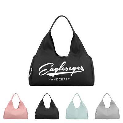 Gym Tote Bag with Shoe Compartment