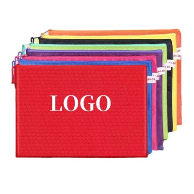 A4 Size Waterproof Pencil Pouch w/Zipper