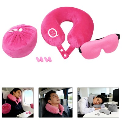 Eye Mask U-Shaped Pillow Set