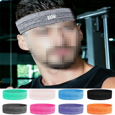 Moisture-Wicking Polyester Sports Headband