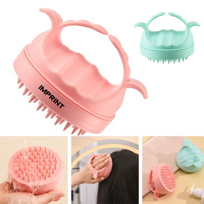 Silicone Massage Shampoo Brush