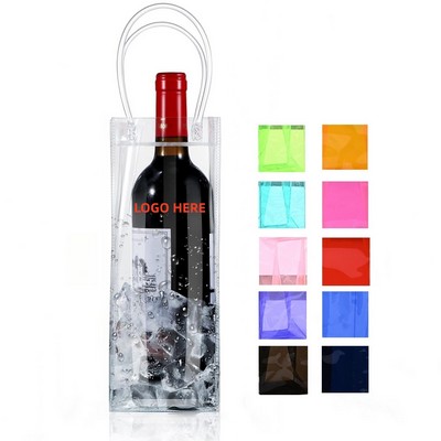 Single Transparent Wine Bag