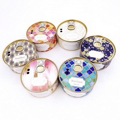Small Size Round Tin Pop Can Soy Wax Scented Candle