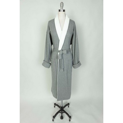Jersey Bathrobe Kimono - Grey