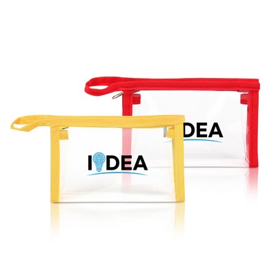 Clear Cosmetic Bag With Zipper