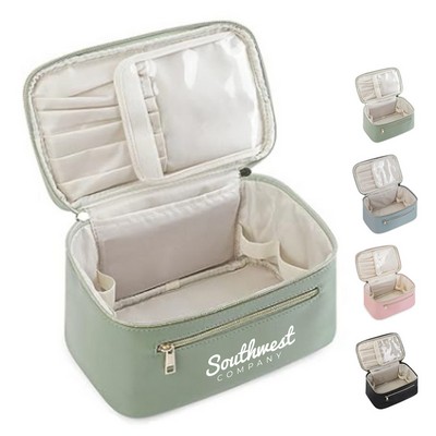 Pu Travel Makeup Bag