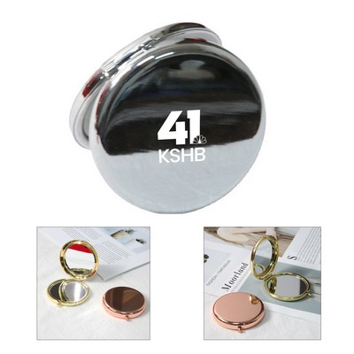 3'' Metal Pocket Makeup Mirror