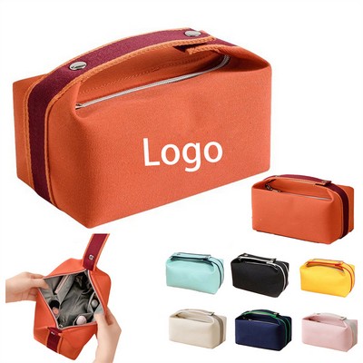 Large - Capacity Handheld Cosmetic Storage Bag
