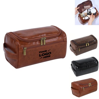 PU Leather Toiletry Bag