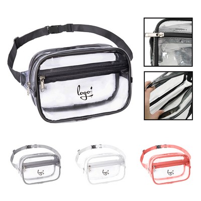 Waist Bag Stadium Approved Clear Pvc Transparent Fanny Pack