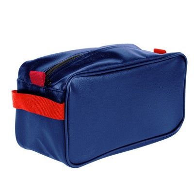 USA & Union Made 600D Polyester Cosmetic/Toiletry Dopp Case (10"x5"x4.5")