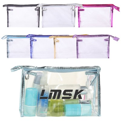 Clear Travel Cosmetic Bag With Zipper
