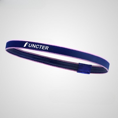 Non-slip Silicone Tape Sweat Absorbing Athletic Sport Headband