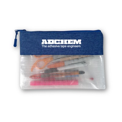 Heathered Clear Accessory Pouch