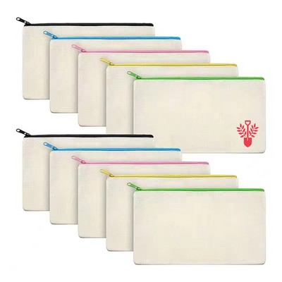 Durable Canvas Pencil Case