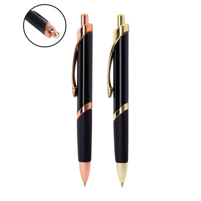 Union Printed - 3 Sided Click Metal Pen