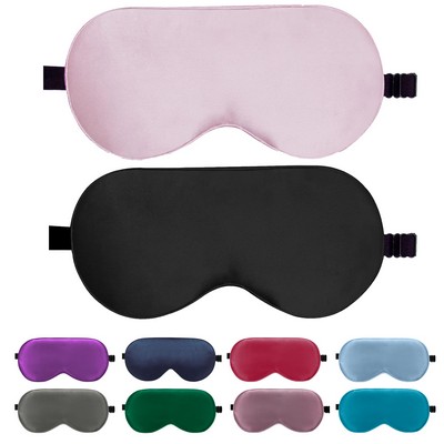 Sleep Mask Polyster Eye Masks with Adjustable Strap