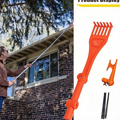 Custom ABS Plastic Lightweight Telescopic Extendable Gutter Cleaning Tool Set