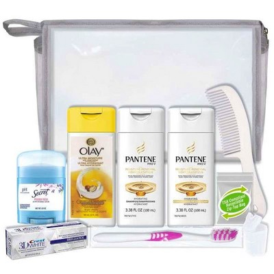 Women's Deluxe Hygiene Kits - 10 Pieces (Case of 6)